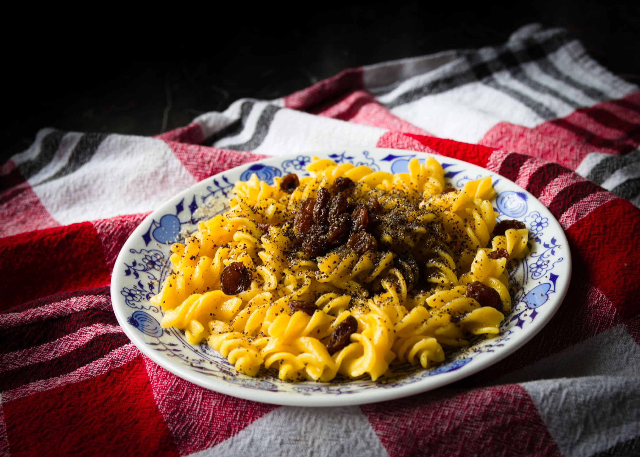 fusilli vrtulky s mákem těstoviny bez lepku bez mléka